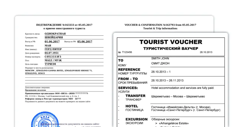 tourist voucher russia